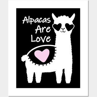 Alpaca LLama Love Posters and Art